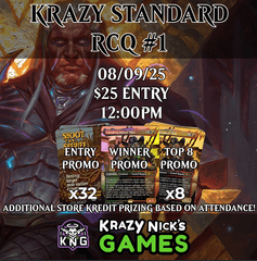 Krazy Standard RCQ #1 08/09 12:00PM